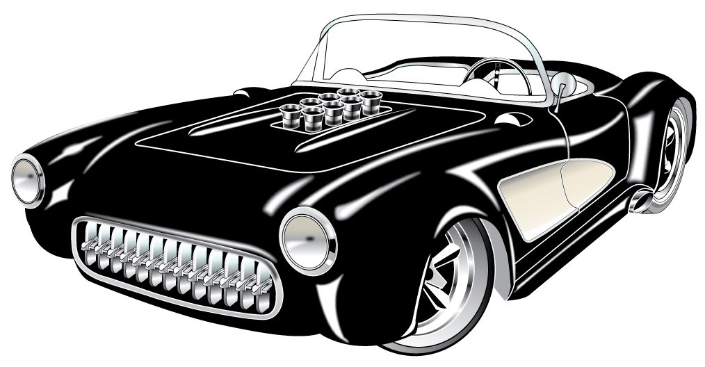 pro street 57 corvette
